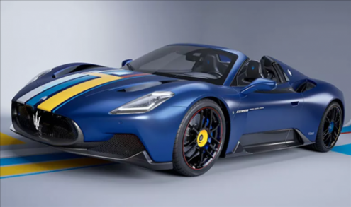 全球唯一 瑪莎拉蒂MC20 CIELO特別版官圖