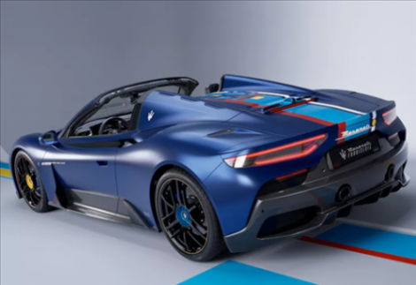 全球唯一 瑪莎拉蒂MC20 CIELO特別版官圖