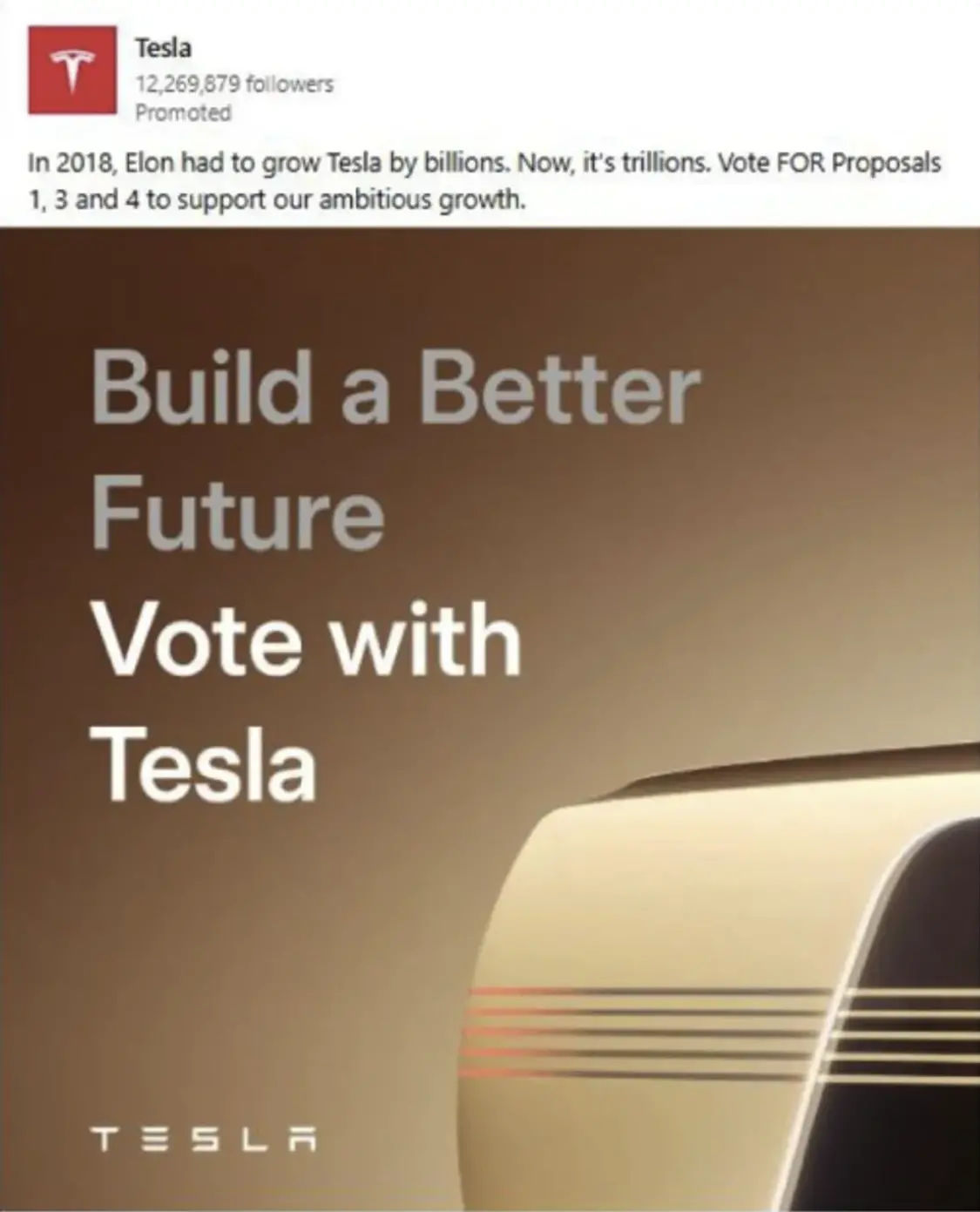 特斯拉呼吁股東支持馬斯克的薪酬提案